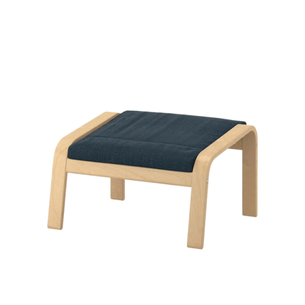 Birch Veneerhillared Multicolor, Footstool
