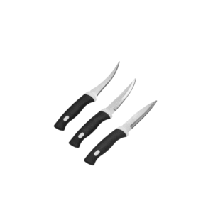 Black Stainless Steel Kitchen Knife (Set of 3)