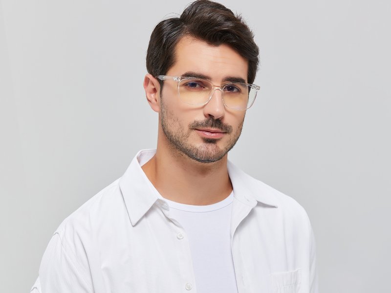 Clear Frame blue light glasses 