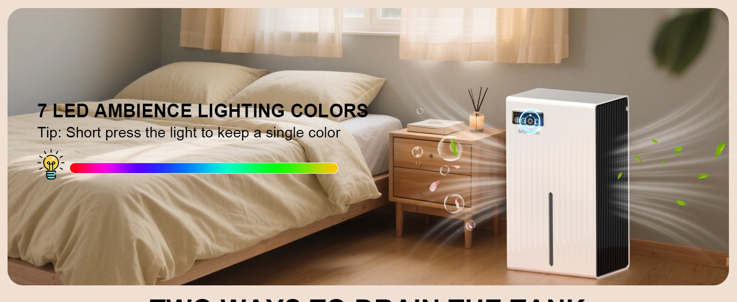 7 LED colors