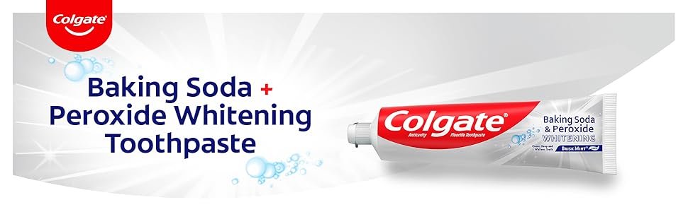 Colgate Baking Soda and Peroxide Whitening Toothpaste - Brisk Mint
