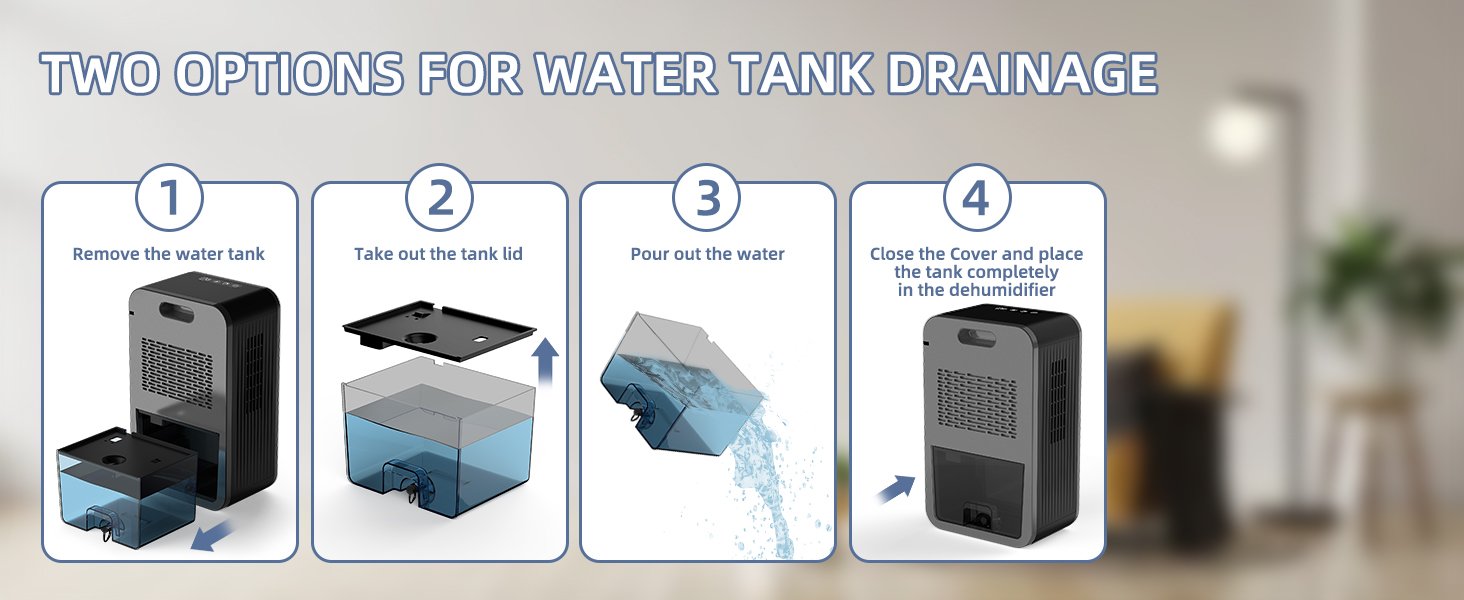 TWO OPTIONS FOR WATER TANK DRAINAGE-BY MANNUAL