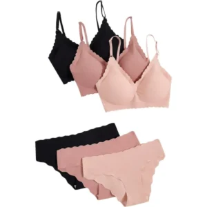 Verdusa invisible bra and panty set