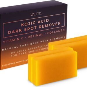 VALITIC Kojic Acid Dark Spot Remover Soap Bars with Vitamin C