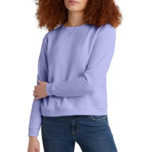 Hanes Ecosmart V-Neck Crew Sweatshirt
