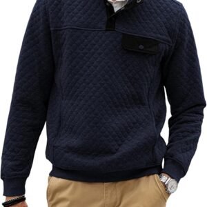 JMIERR Men's Quilted Sweatshirt