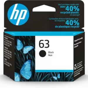Original HP 63 Black Ink Cartridge