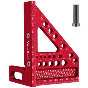 Metric Versatile Carpenter Square Scribing Ruler