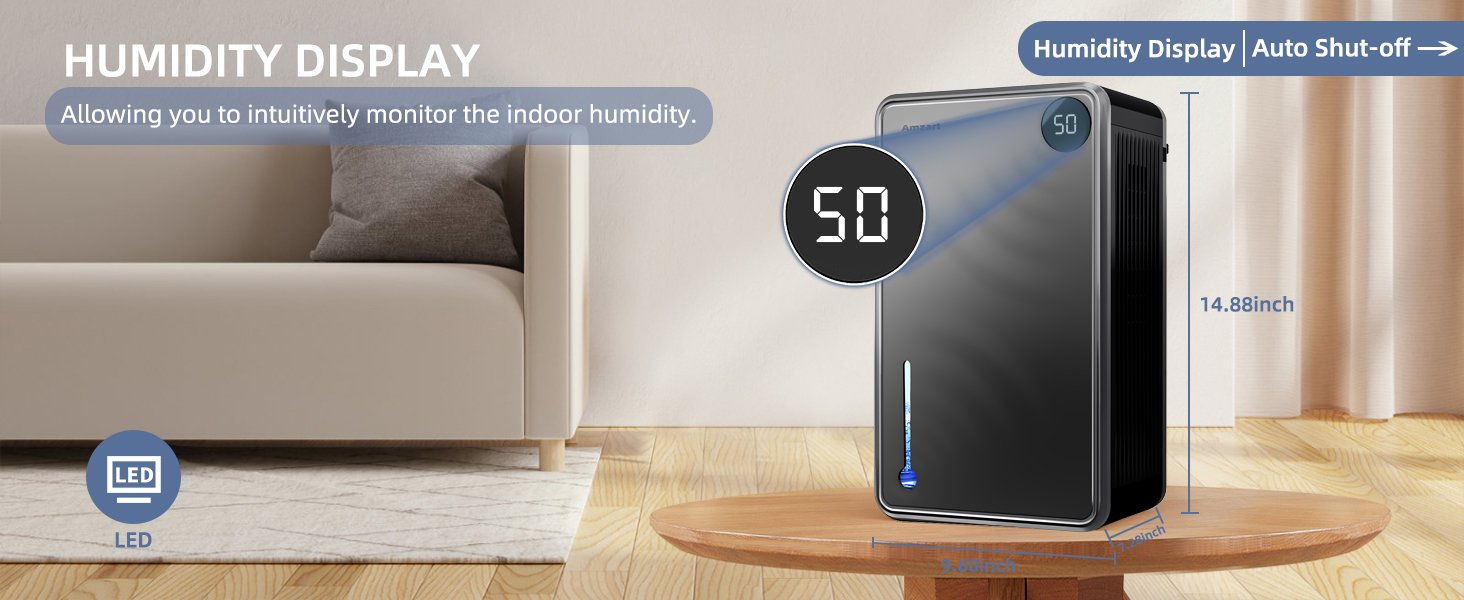 Humidity Display Dehumidifier