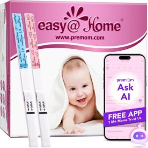 Easy@Home 50 Ovulation Test Strips and 20 Pregnancy Test Strips Set