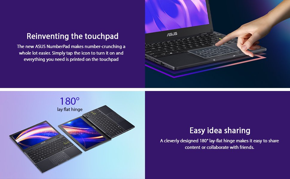 ASUS Vivobook Go 12 L210 11.6” ultra thin laptop