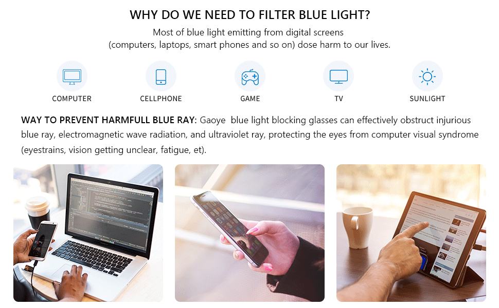 anti blue light glasses women