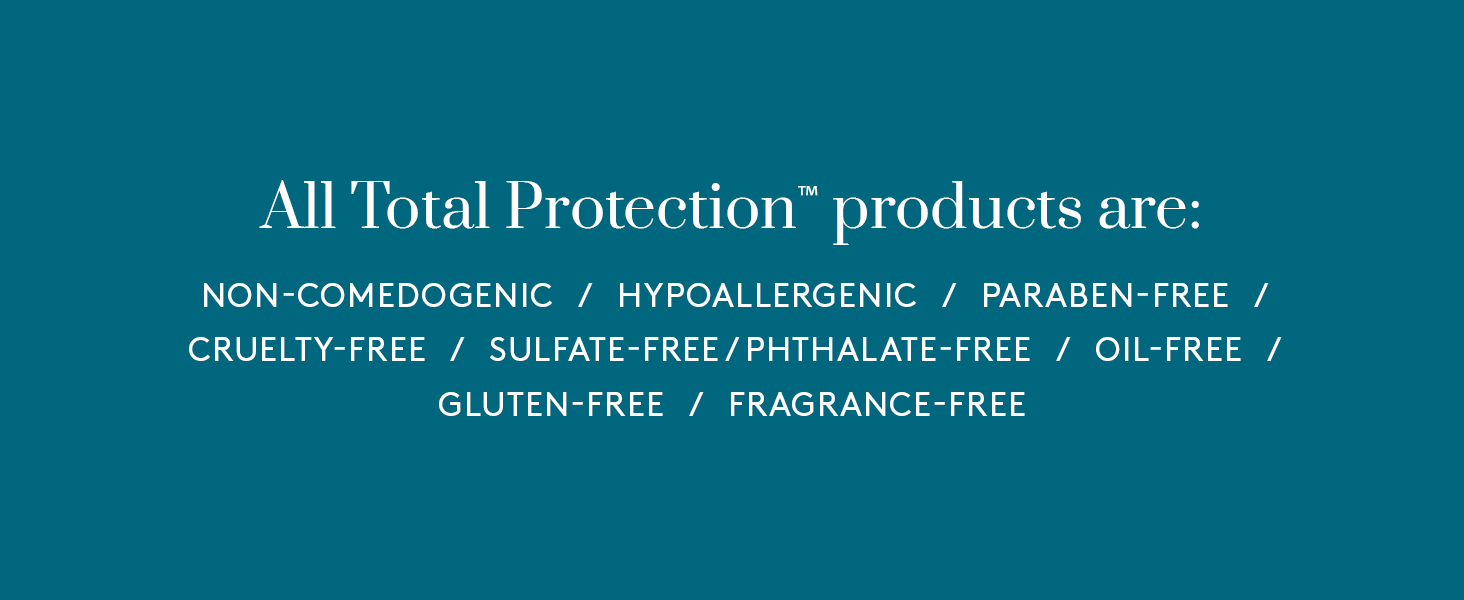 NON-COMEDOGENIC, HYPOALLERGENIC, PARABEN-FREE