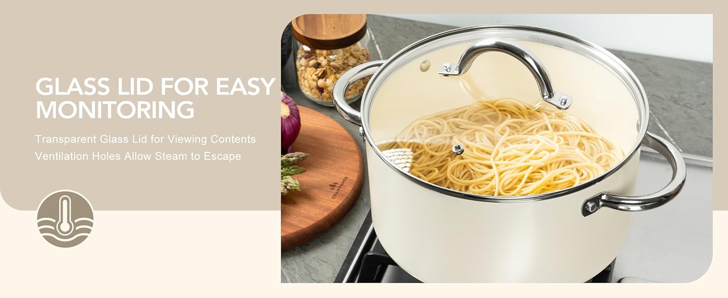 ceramic pot soup pot with lid cooking pot nonstick pot non stick pot stockpot