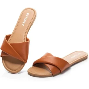 FITORY Women's Flat Fashion Sandals