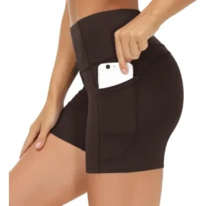THE GYM PEOPLE High-rise gym shorts