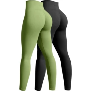 OQQ Women's Two-Piece Yoga Leggings