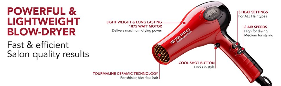 Powerful Lightweight Blow-Dryer