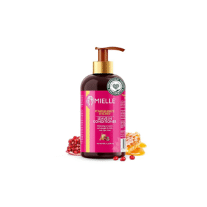 Mielle Organics Pomegranate & Honey Leave In Conditioner for Curly Hair - Moisturizing Detangler & Curly Hair Treatment to Help Repair Damage, Prevent Frizz & Improve Shine (12 Fl Oz)