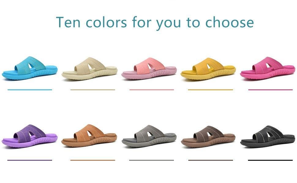 womens sliders sandals