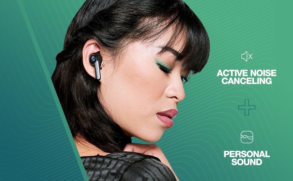 Skullcandy Indy ANC In-Ear Earbuds Active Noise Cancelation