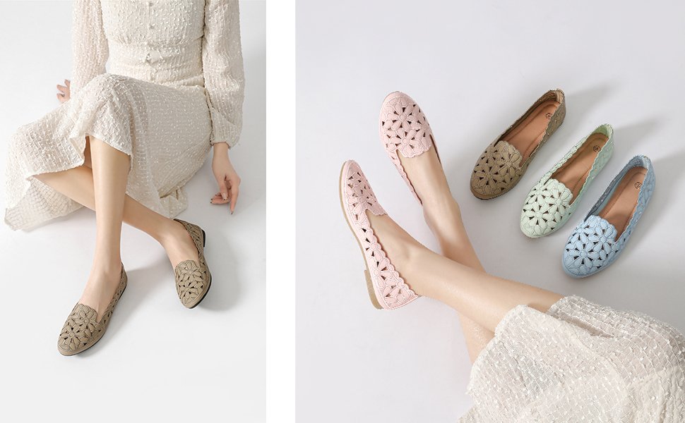 heawish closed toe shoes for women
