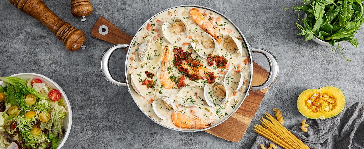 INDUCTION POT WITH LID