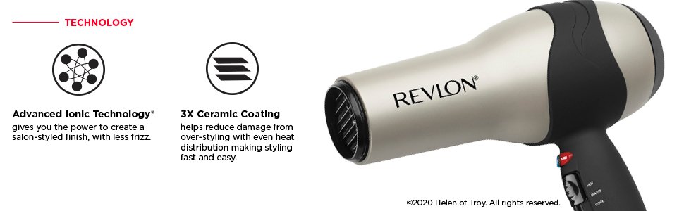 hairdryer, hairdryers, blowdryer, blowdryers, turbohairdryer, turbohairdryers, revlon, fastdry