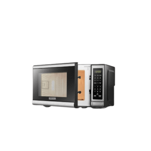 BLACK+DECKER EM720CB7 Digital Microwave Oven with Turntable Push-Button Door