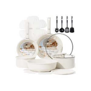 CAROTE 19pcs Pots and Pans Set Non Stick, Cookware Sets, Kitchen Set, Oven/Fridge Safe